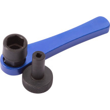 Tappet Adjuster Tool — 3 mm square, 10 mm hex, Black, Blue