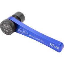 Tappet Adjuster Tool — 4 mm square attachment, 10 mm hex, Black/Blue