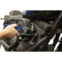Pushrod Tool for Harley-Davidson — Fits Twin Cam, Evolution, Shovelhead, Panhead, XL, Blue/Silver
