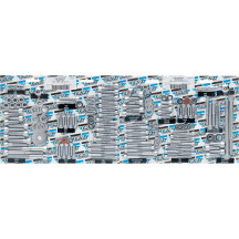 Motor Bolt Set — Chrome, Silver