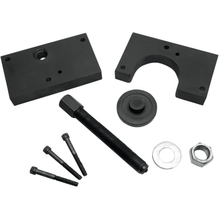 Harley Davidson Cruise Drive Extractor e instalador de rodamientos para la puerta de trampa — 6 velocidades, negro