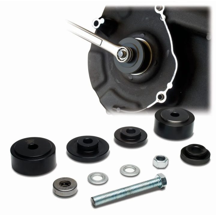 Herramienta para extracción e instalación del cojinete y sello primario interior — Negro, Cromo