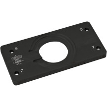 Late Model Wheel Bearing Puller/Hub Protector Support Plate — Black