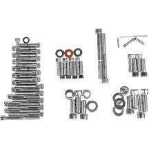 Complete Motor Bolt Kit — Chrome, Silver