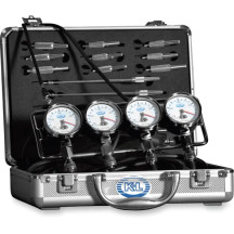 Deluxe Vacuum Gauge Set — 2" gauges, 0–76 cm/Hg