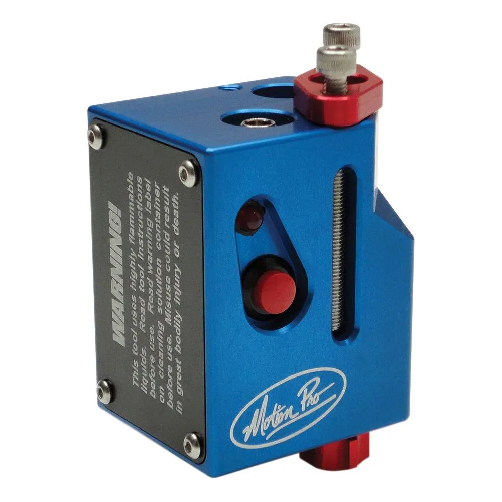 Fuel Injector Cleaner Kit for Nippon Denso — Nippon Denso fitment, 9V battery, Blue anodized