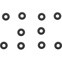 Replacement Inlet O-Ring — 10 pack, for Fuel Injector Cleaner Tool, black