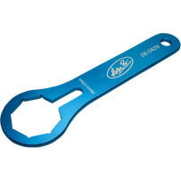 Fork Cap Wrench — 49 mm, 12 mm slot, blue anodized
