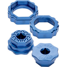 Fork Cap Tool for KYB — 49 mm, 1/2" square drive, Blue anodized