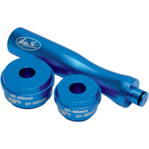 Steering Head Bearing Race Driver — Blue anodized