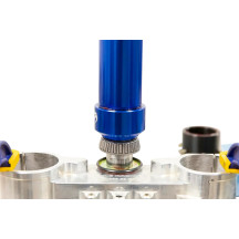 Steering Stem Bearing Tool — Steering stem, Blue anodized