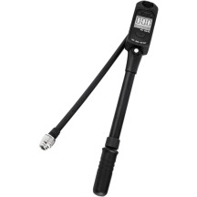 Bomba con manómetro digital — 0–300 psi, Negro