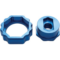 Fork Cap Tool for Showa — 50 mm fork cap, 1/2" square drive, Blue anodized