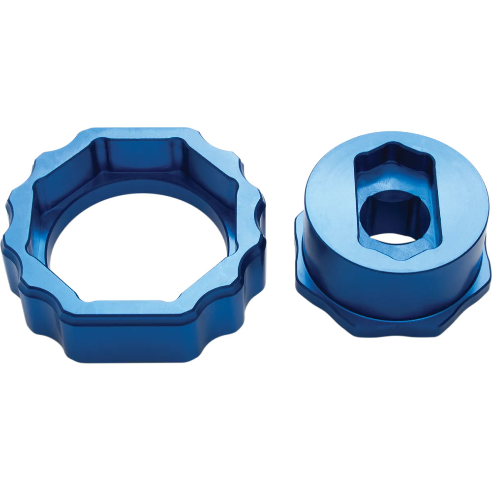 Fork Cap Tool for Showa — 50 mm fork cap, 1/2" square drive, Blue anodized