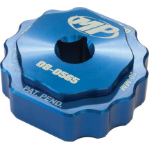 Fork Cap Tool for Showa — 50 mm fork cap, 1/2" square drive, Blue anodized