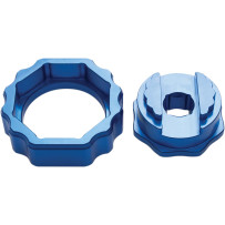 Fork Cap Tool for Showa SFF — 50 mm fork cap, 1/2" square drive, Blue anodized