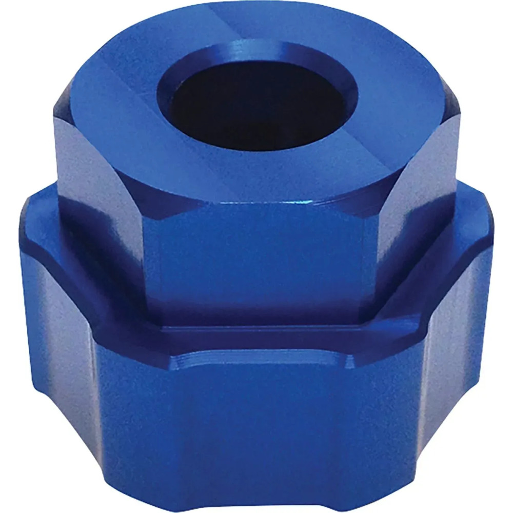 Herramienta hexagonal de 22 mm para horquilla de aire Showa SFF — 22 mm, Azul anodizado