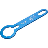 Fork Cap Wrench — 50 mm fork cap, 14 mm slot, blue anodized