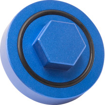 Fork Cap Hex Tool for Harley-Davidson — 49 mm, 1/2" square drive, blue anodized