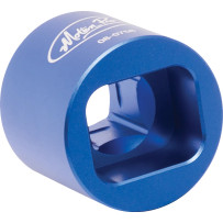 Fork Cap Socket 41 mm — 1/2" square drive, Blue anodized, for '48 and later Wide Glide models