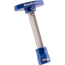 ShockSetter — 14 mm, Blue, Rear shock