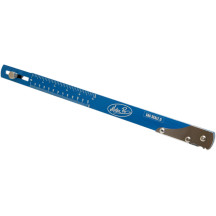 Folding Sag Scale II — 28-3/8" extended, 15-3/4" folded, Blue anodized