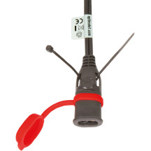 OptiMate™ Battery Lead with Ring Terminal — 12 V, 508 mm (20") , 1/4" terminal eyelet, fused
