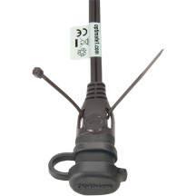 OptiMate™ Battery Lead with Ring Terminal — 12 V, 508 mm (20") , 1/4" terminal eyelet, fused