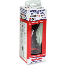 OptiMate™ Battery Lead with Ring Terminal — 12 V, 508 mm (20") , 1/4" terminal eyelet, fused