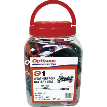 Cable de batería OptiMate™ con terminal de anilla — 508 mm (20"), 12V, anilla 1/4" (M6), fusible 15A