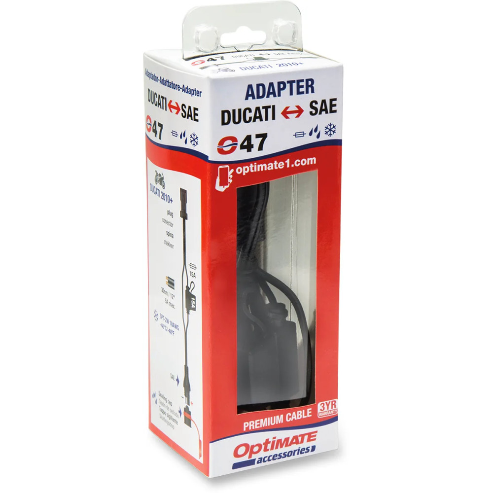 OptiMate™ OBD to SAE Adapter — 12 V, Ducati