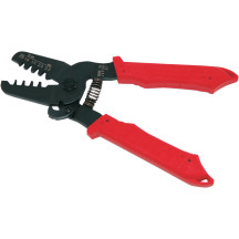 Universal Mini "U" Barrel Crimp Tool — Mini, "U" Barrel, Black, Red