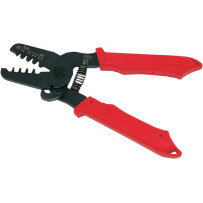 Universal Mini "U" Barrel Crimp Tool — Mini, "U" Barrel, Black, Red