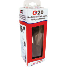 OptiMate™ SAE Panel Mount Socket — 30 cm (12") cable, 12 V, black