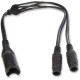 OptiMate™ Y-Splitter — 30 cm (12"), 12 V, 2.5 mm socket