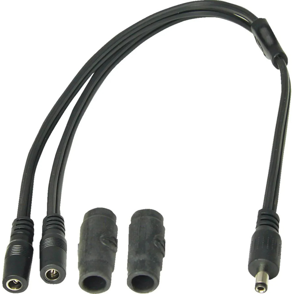 OptiMate™ Y-Splitter — 12 V, 2.5 mm plug & socket, 30 cm (12")