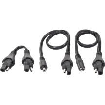 OptiMate™ Charger Cable Adapter — 12V, 2.5 mm plug, SAE plug, kit