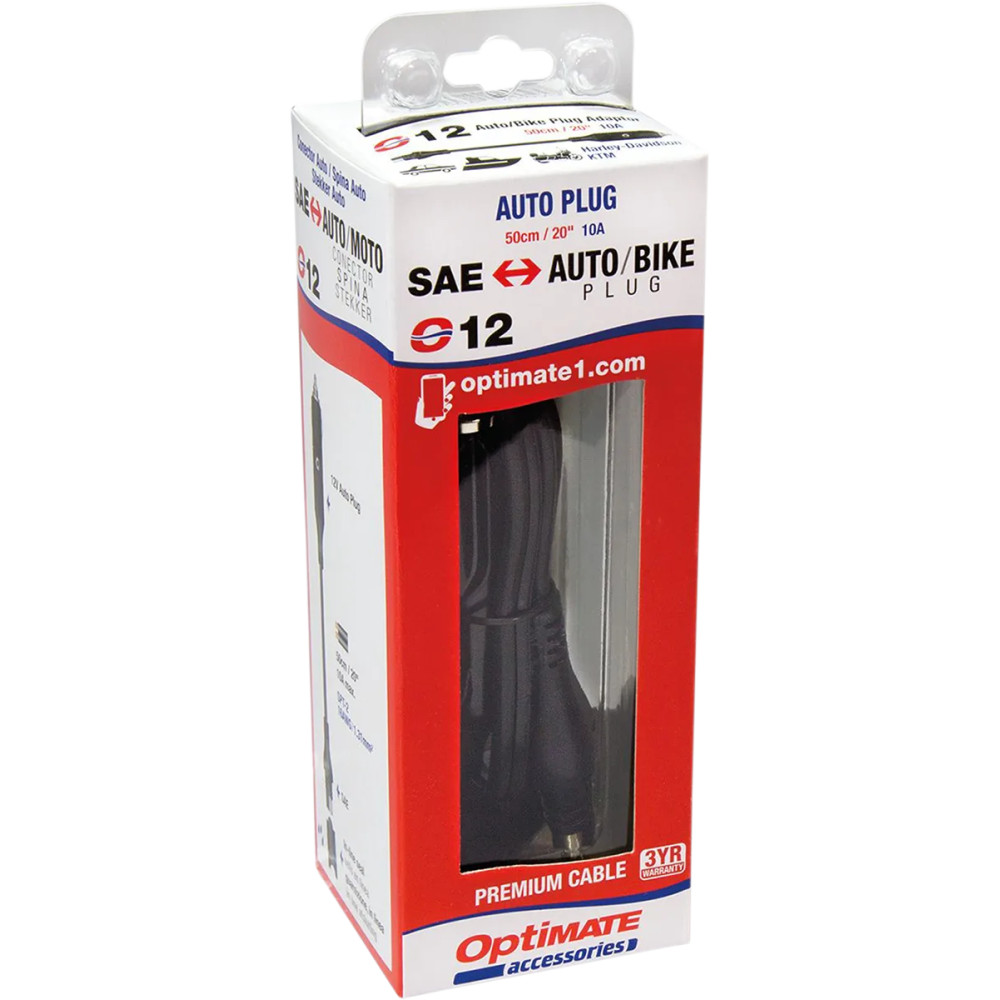 OptiMate™ Charger Cord Adapter — 12 V, 51 cm (20"), SAE plug