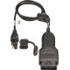 OptiMate™ OBD to SAE Adapter — 40", 12 V, Black/Red
