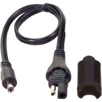 OptiMate™ Adaptador SAE a DC 2,5 mm — enchufe 2,5 mm, enchufe SAE, 16 AWG, Negro