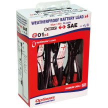 Cable de Batería OptiMate™ con Terminal de Aro — 508 mm (20") de cable, terminal de 1/4", 12V, fusible 15A