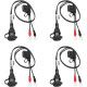 OptiMate™ Eyelet SAE Battery Connection Leads — SAE plug, fused, 5/16\" terminal eyelet, 12V, 4-pack