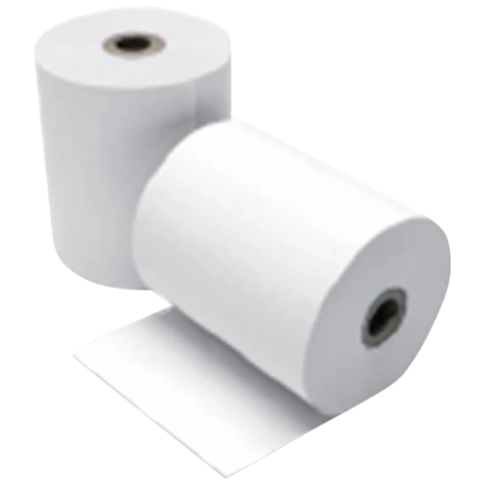 Replacement Printer Paper Rolls — White, 2-pack