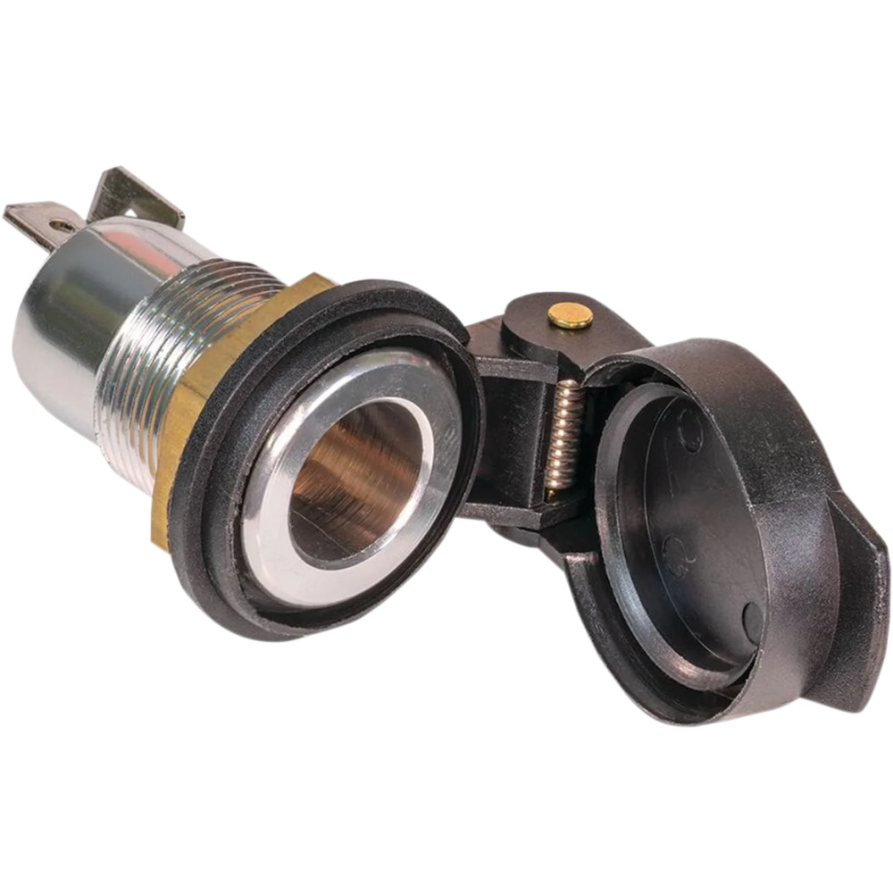 Toma DIN OptiMate™ para montaje en panel — 12 V, negro