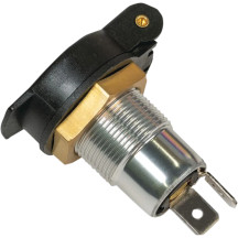 Toma DIN OptiMate™ para montaje en panel — 12 V, negro