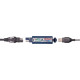 OptiMate™ Single USB Charger — 12V, SAE plug, Blue