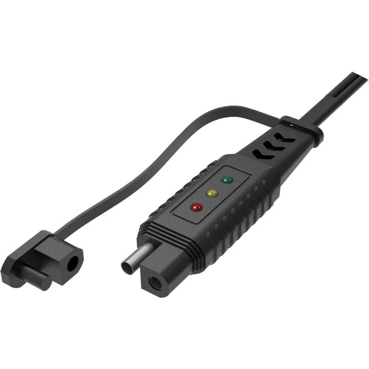 BT03 Battery Charge Indicator with LED — 12V, Black