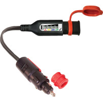 OptiMate™ Monitor — enchufe DIN, enchufe SAE, Negro