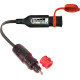 OptiMate™ Monitor — DIN/SAE/Auto plugs, Black