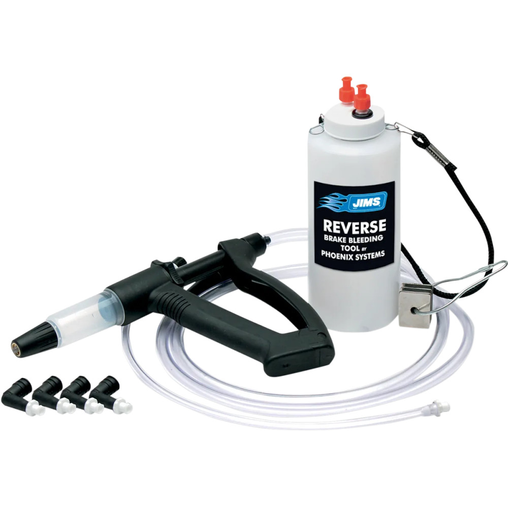 Reverse Brake Bleeder Tool — Single- and dual-disc, with or without ABS, Black